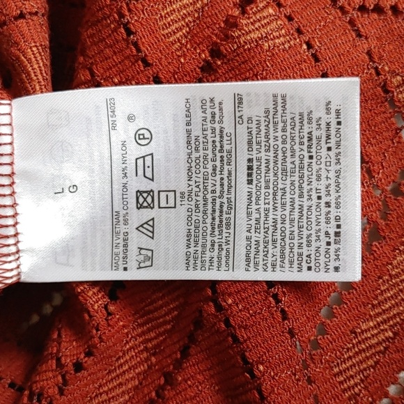 🍁NWT Women's Banana Republic Rust Sweater - Picture 7 of 8